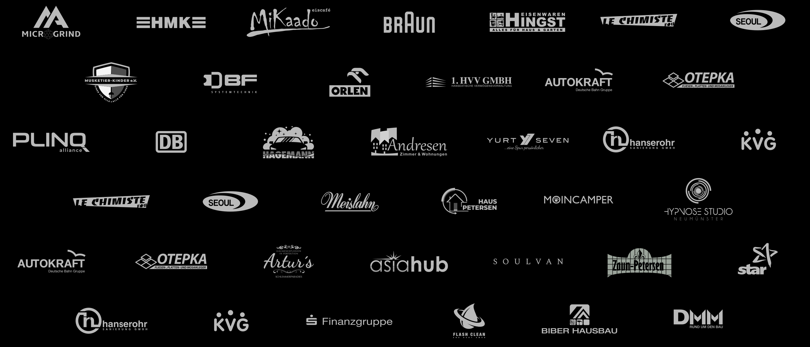 Unsere Klienten - Autokraft, AEP, Deutsche Bahn, HVV und viele mehr